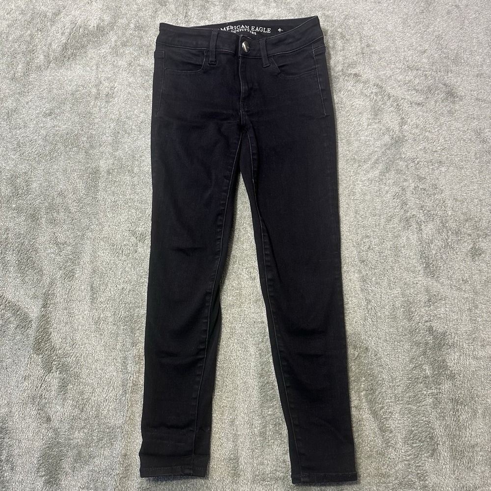 American Eagle Outfitters Womens Jegging‎ Jeans Size 00 Short  Super Stretch #40
